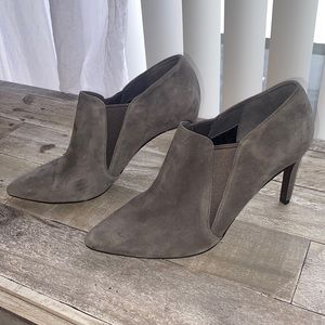 Cole Haan gray suede heels